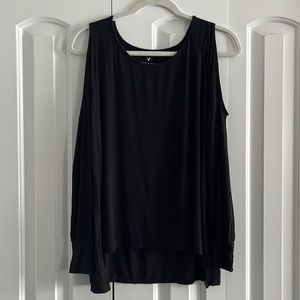 Womens cold shoulder long sleeve